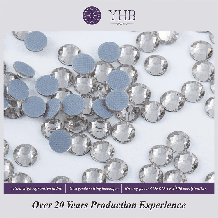 Flat Back Glass Crystals